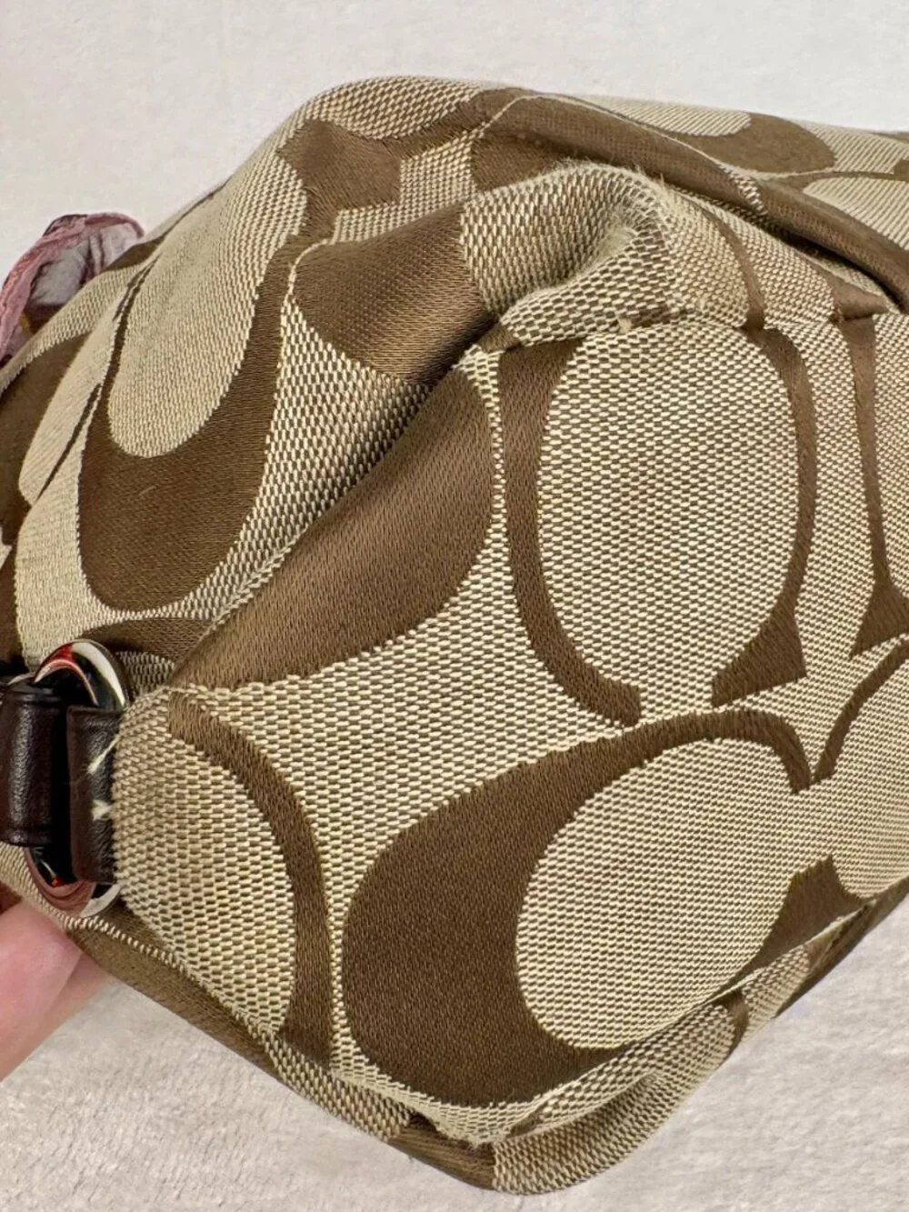 Coach Vintage Y2K Signature Canvas Hobo